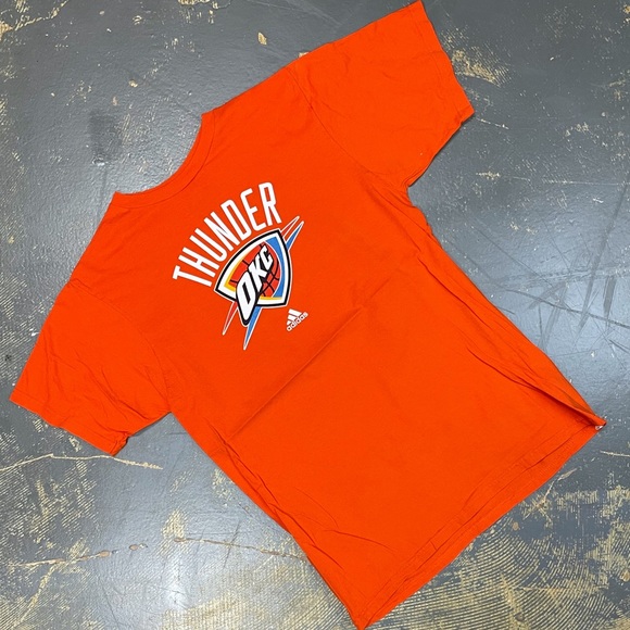 adidas Other - Adidas Oklahoma City Thunder Logo Shirt Medium B289A NBA Basketball